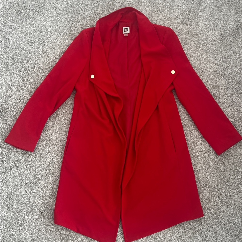 Anne Klein Vibrant Red Jacket